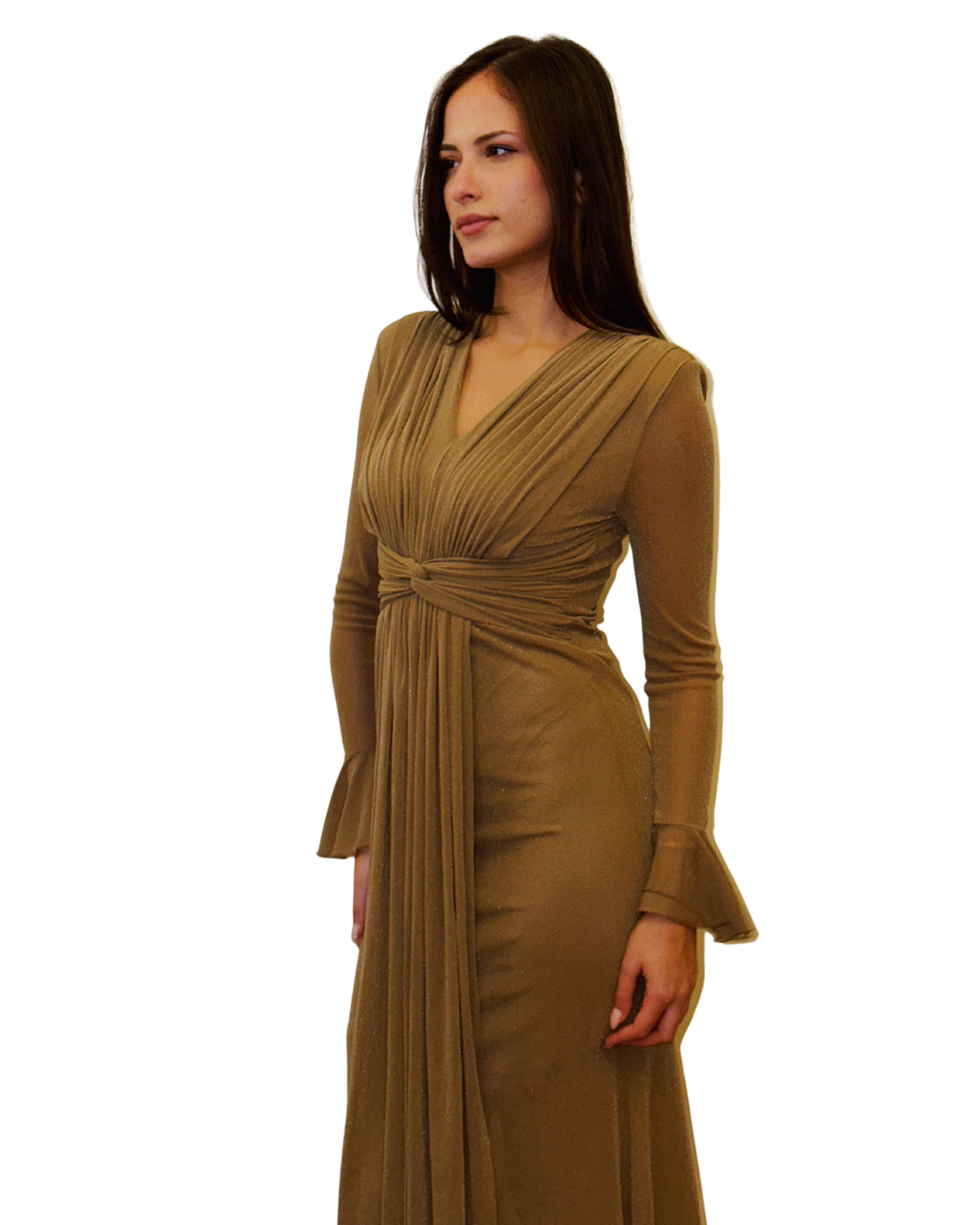 Blingy Dress - Beige