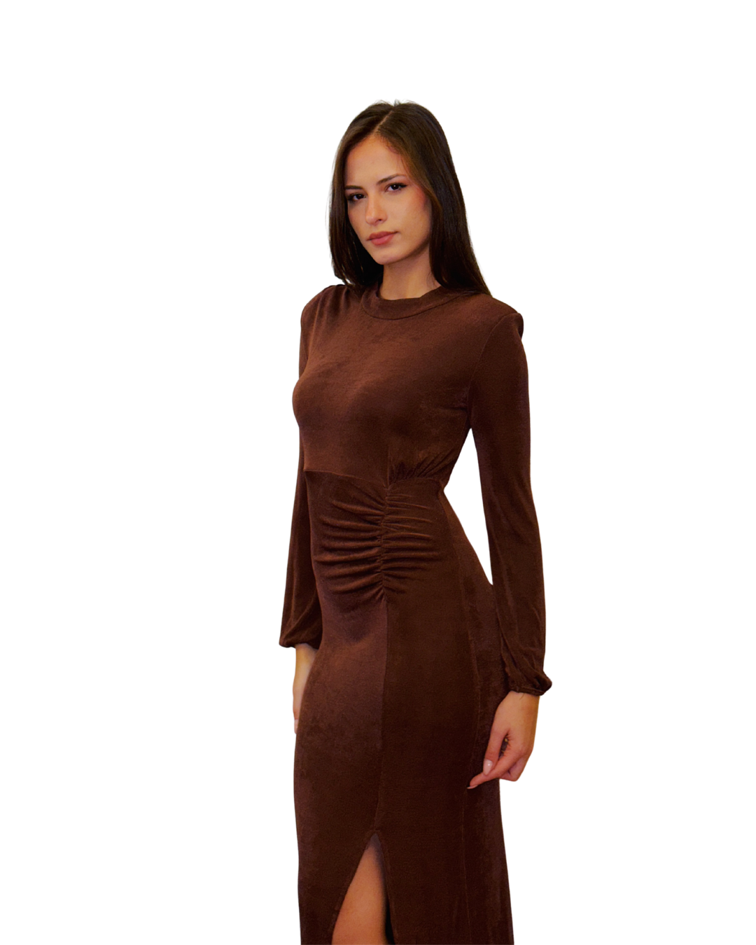 The Muse Dress - Brown