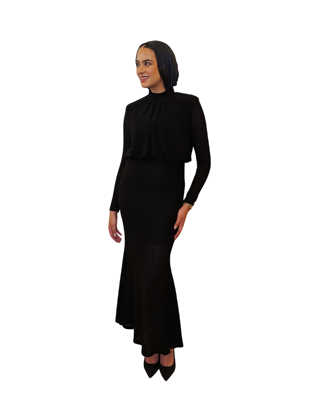 The Sparkly Dress - Black (with rhinestones)