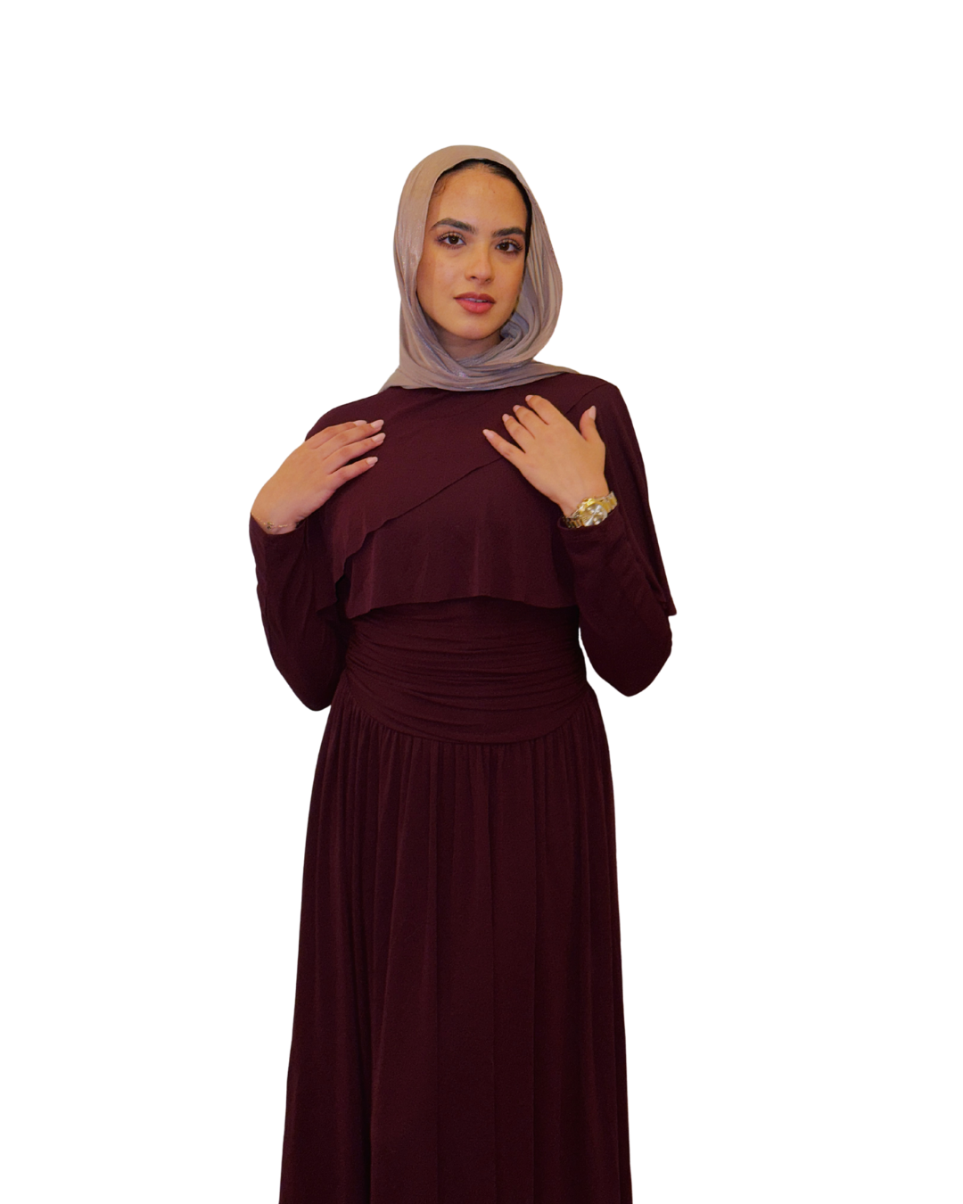 The Showstopper Dress - Burgundy