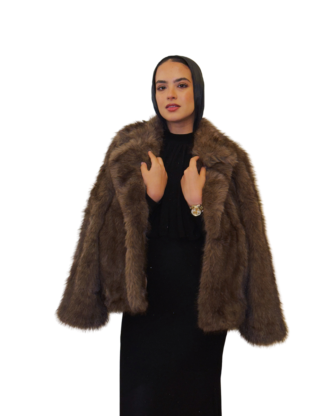 Fur Jacket - Brown
