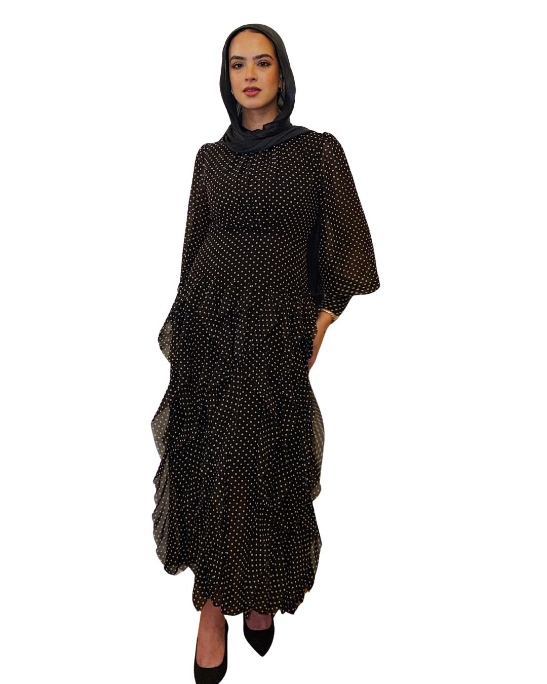 The Dramatic Dress - Polka Dots
