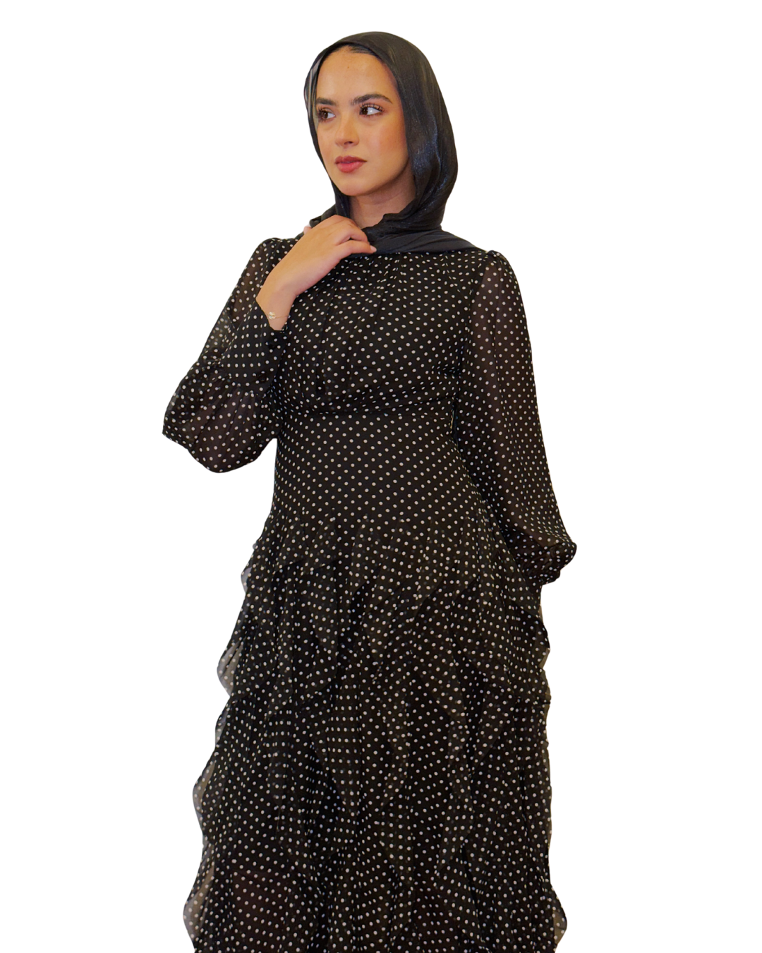 The Dramatic Dress - Polka Dots