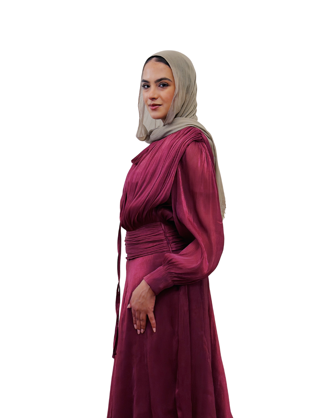 The IT Girl Dress - Burgundy