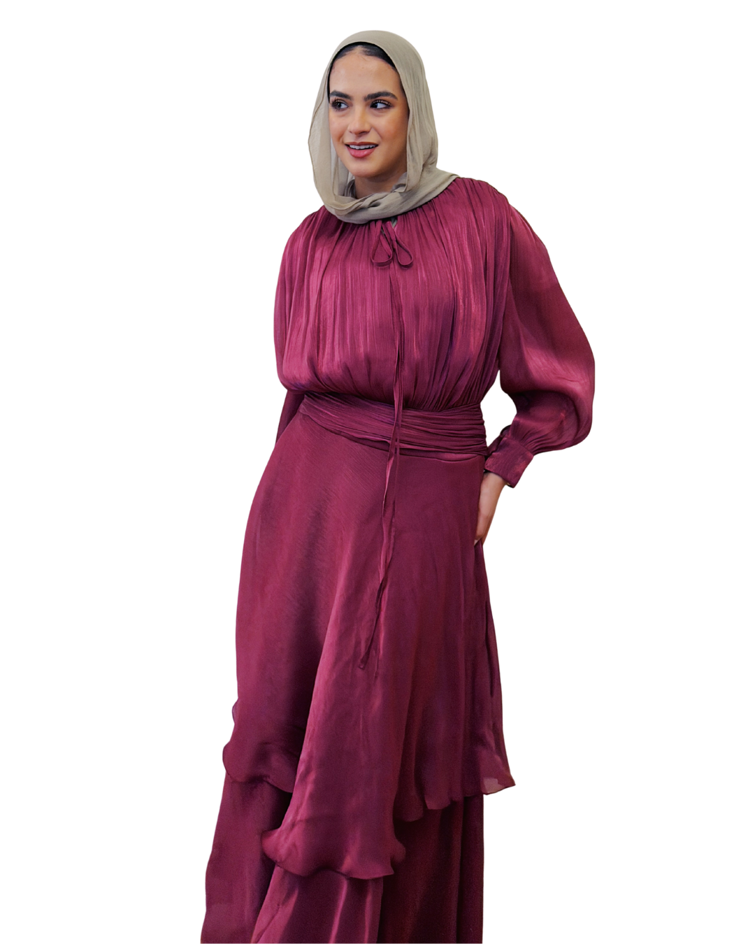 The IT Girl Dress - Burgundy
