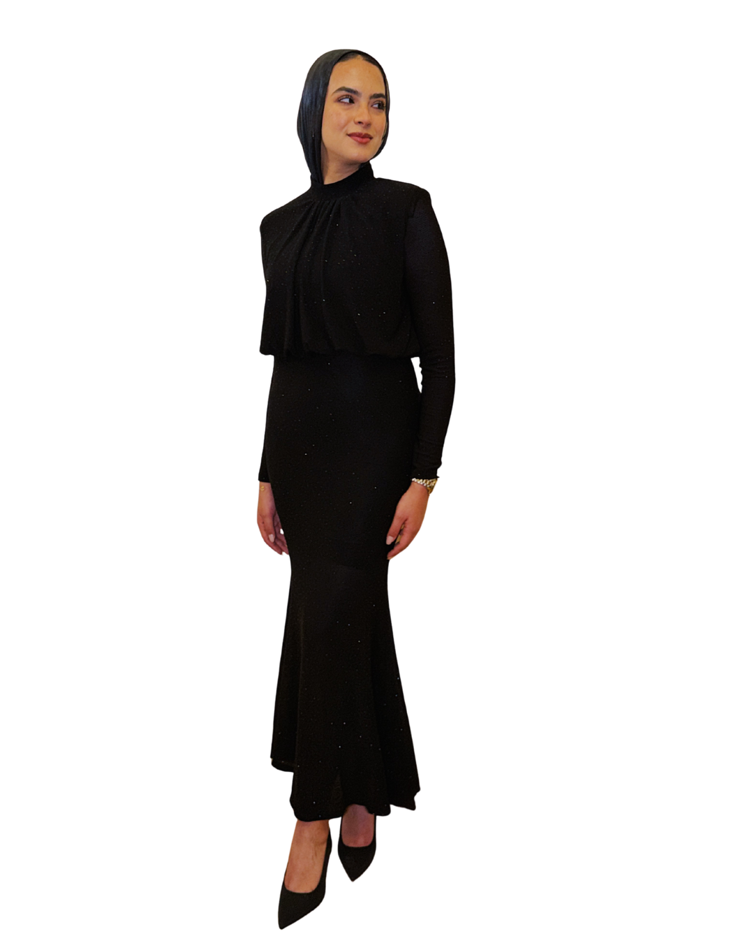 The Sparkly Dress - Black (with rhinestones)