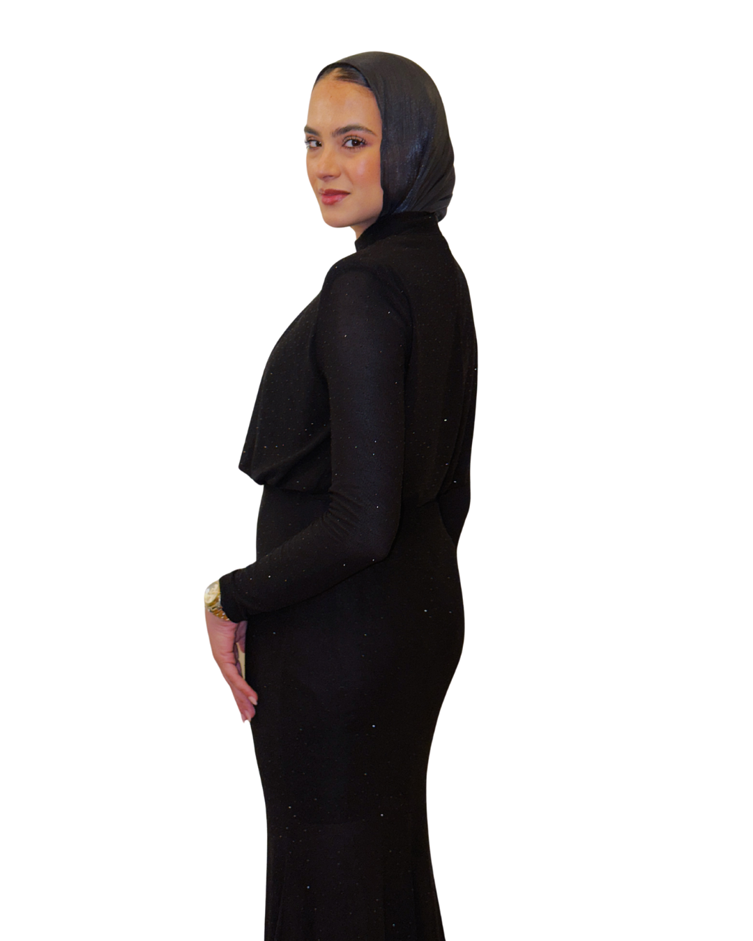 The Sparkly Dress - Black (with rhinestones)