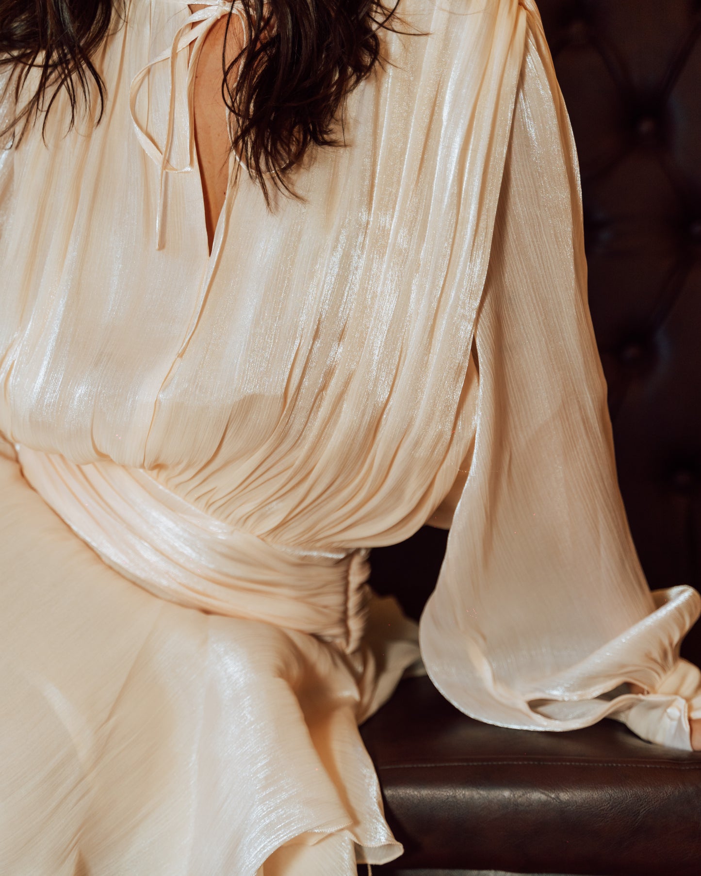 Flowy Off White Dress